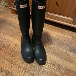 Hunter Tall Original Rain Boots Size 11 Women